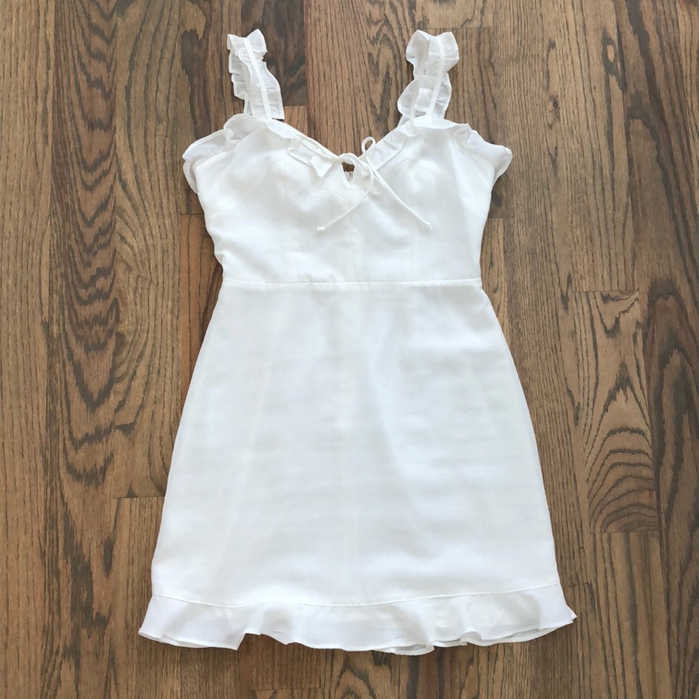 Blush White Dress